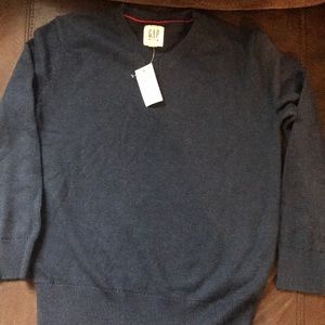 Boys Navy V-neck sweater